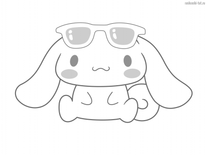 Раскраски Синнаморолл (Cinnamoroll)
