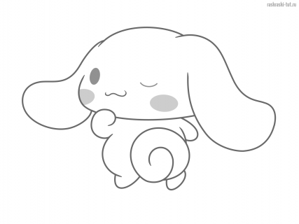 Раскраски Синнаморолл (Cinnamoroll)