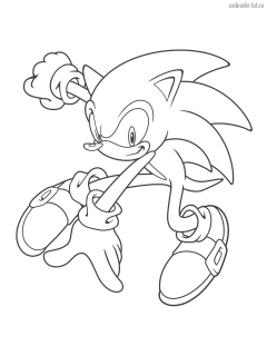 Раскраски Ёжик Соник (Sonic The Hedgehog)
